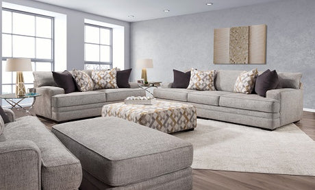 Upholstered furniture in a living room