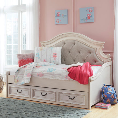 Orange daybed and trundle