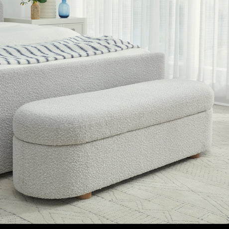 Wooden bench with cushion top