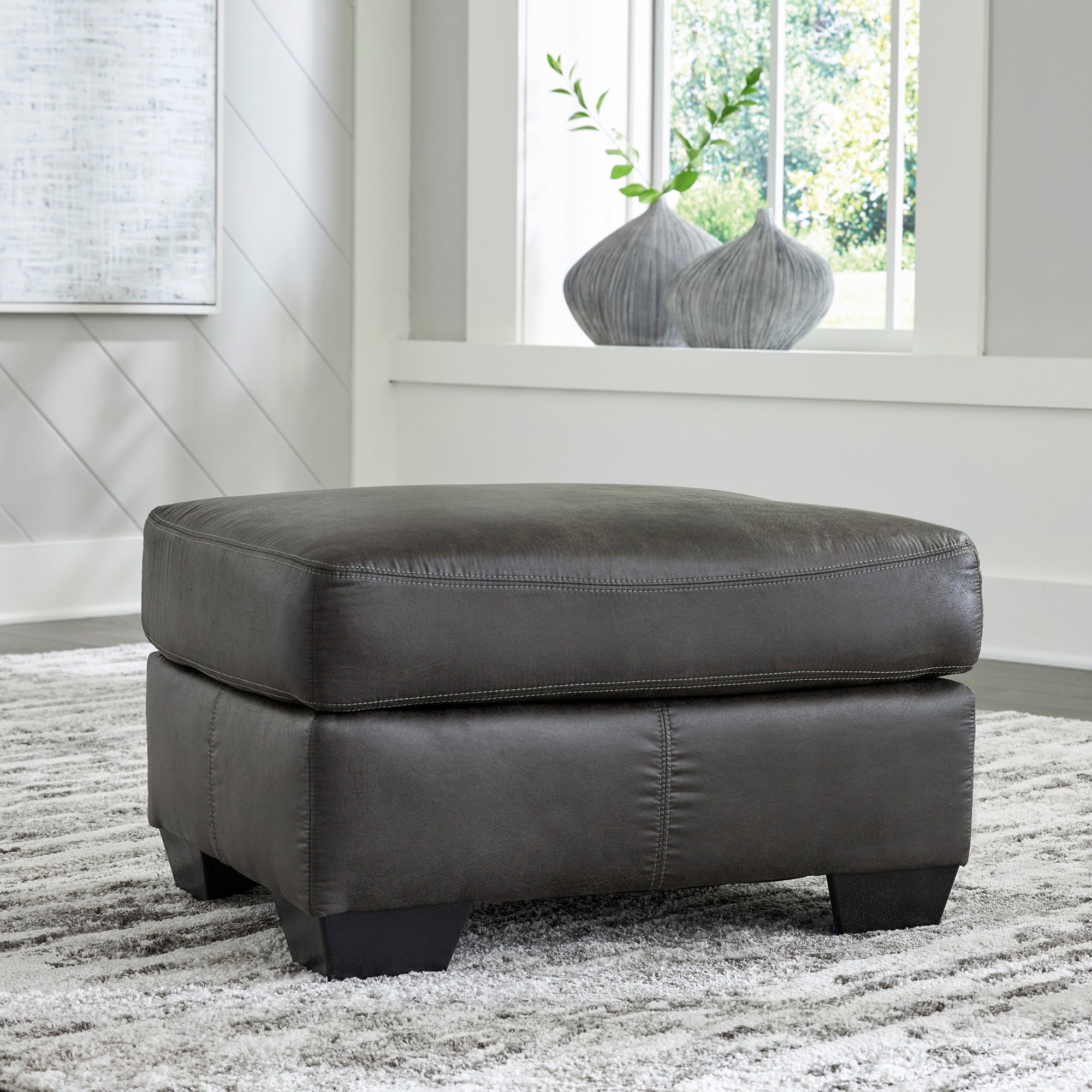 モカ　ライトグレーXS Redmond Ottoman – Slumberland