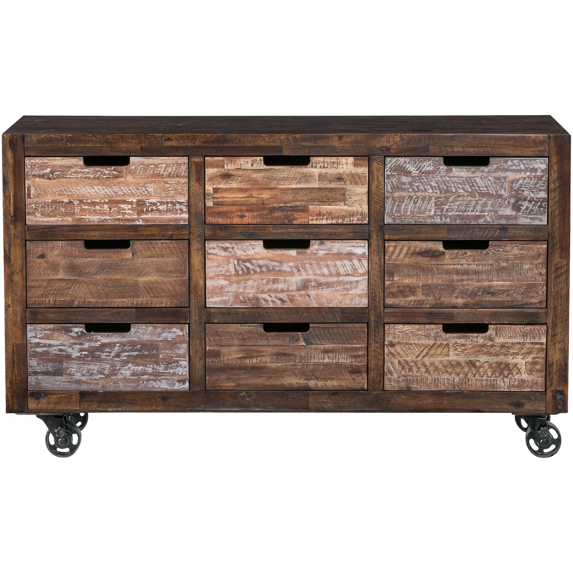 Painted Canyon 9 Drawer Chest