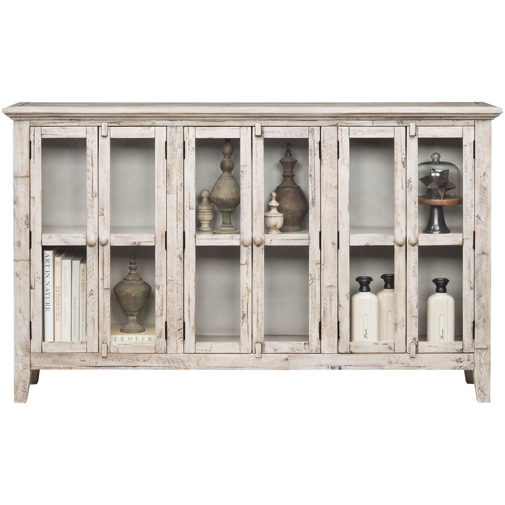 Rustic Shores 6 Door Cabinet