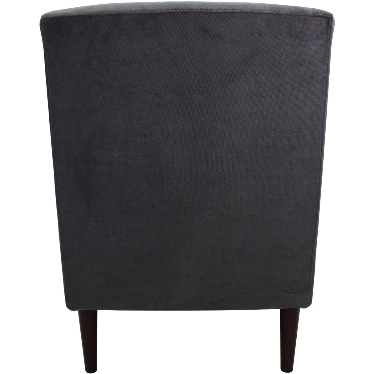 Back view of Ellis Dark Gray Accent Chair