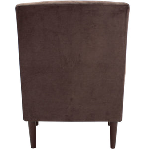 Back view of Ellis Pecan Accent Chair