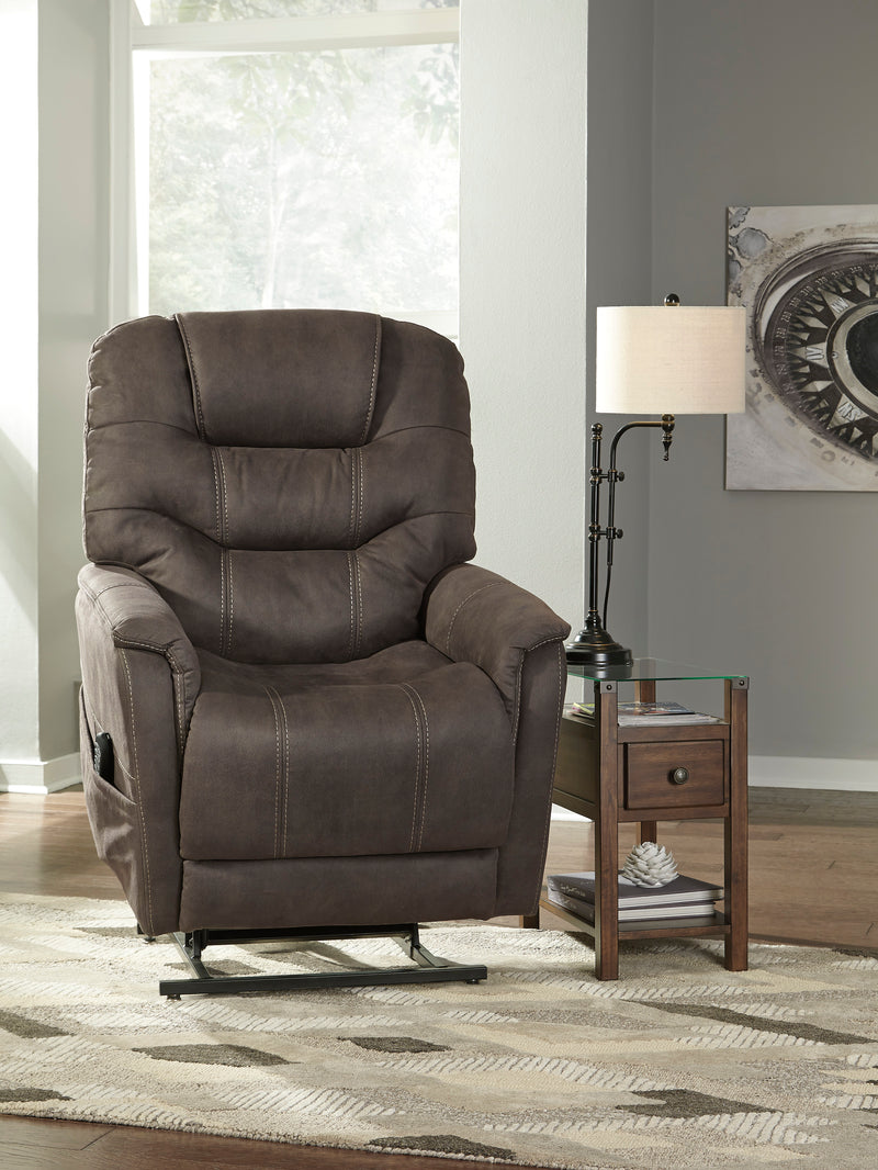 Fabric lift chair recliner