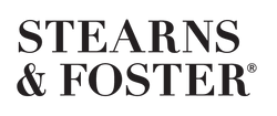 Stearns & Foster logo on a white background