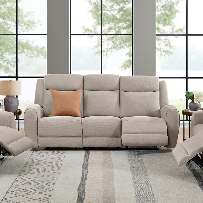 Dash Reclining Sofa in a living room