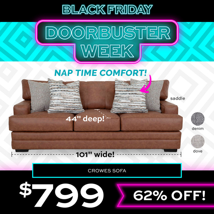 Black Friday Doorbuster Week Crowes Sofa $799