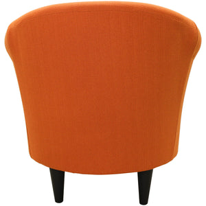Back view of Nikole Saffron Accent Chair