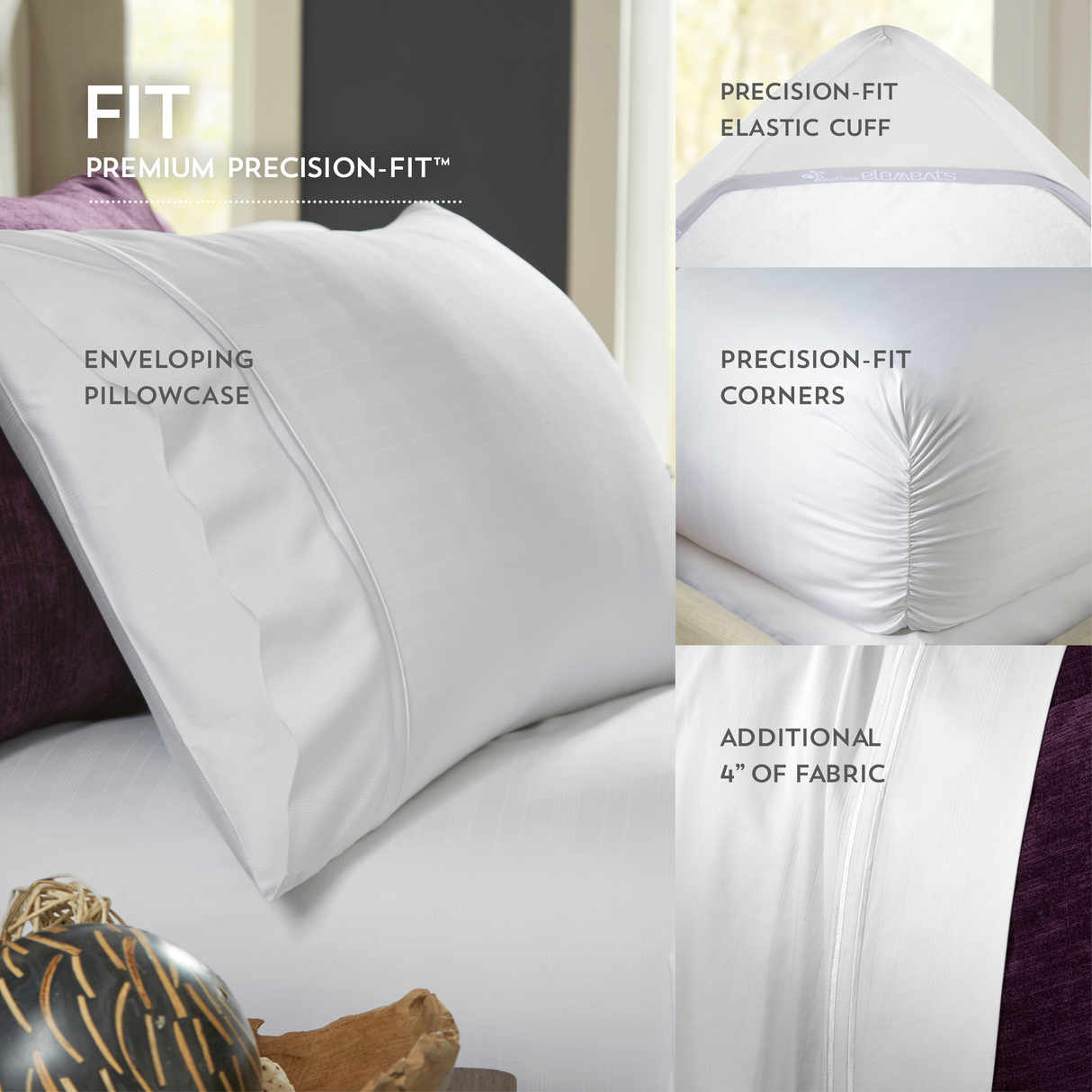 Elements Bamboo Sheet Set - 5164550_PURE_IS1_OL