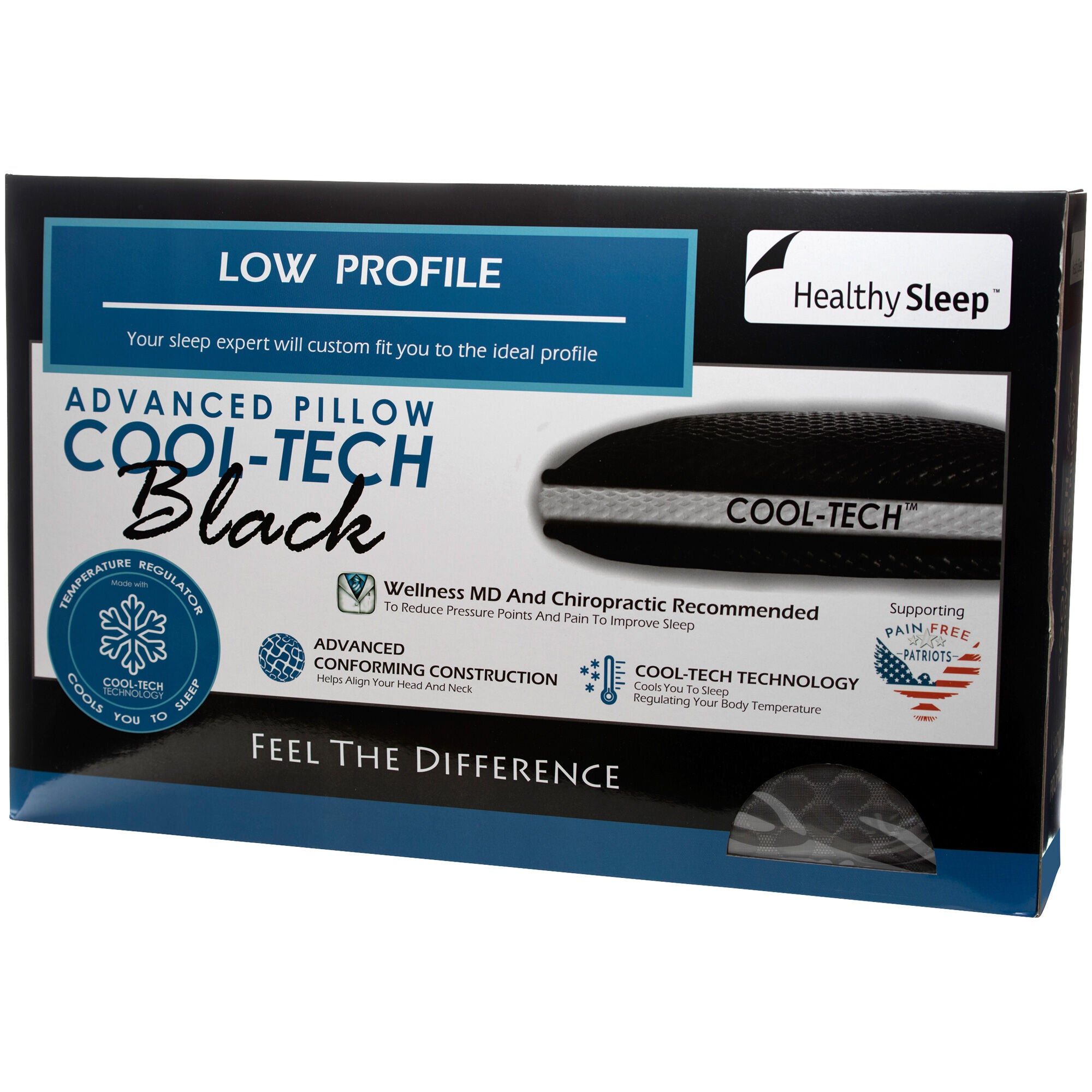 Healthy Sleep CoolTech Low Profile Pillow – Slumberland