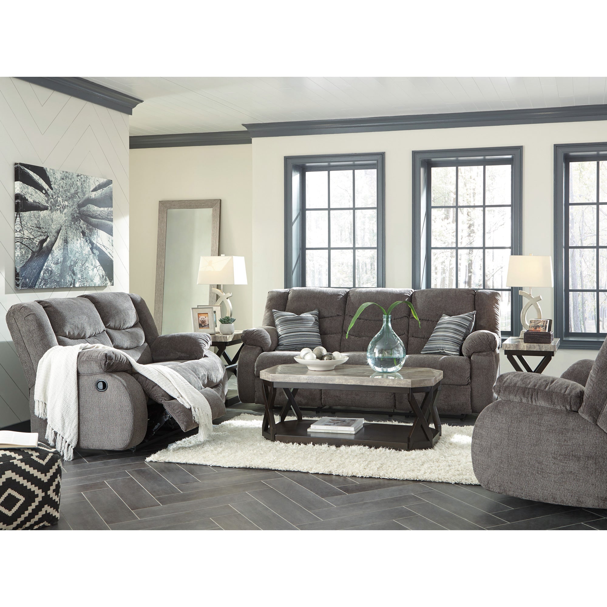 Kent Reclining Sofa and Loveseat with Recliner
