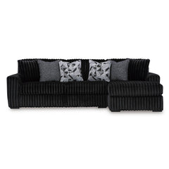 Black sectional sofa