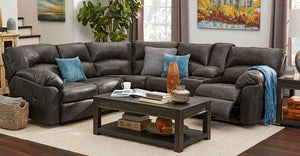 Grover Sectional and Recliner with Coffee Table and 2 End Tables