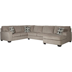 Large tan sectional sofa