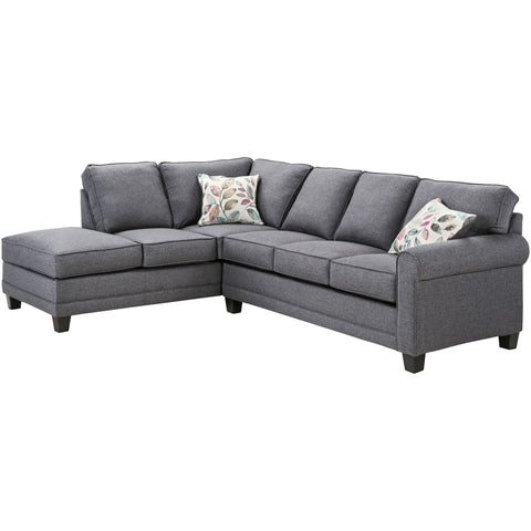 Whittier 2 piece gray sectional discount