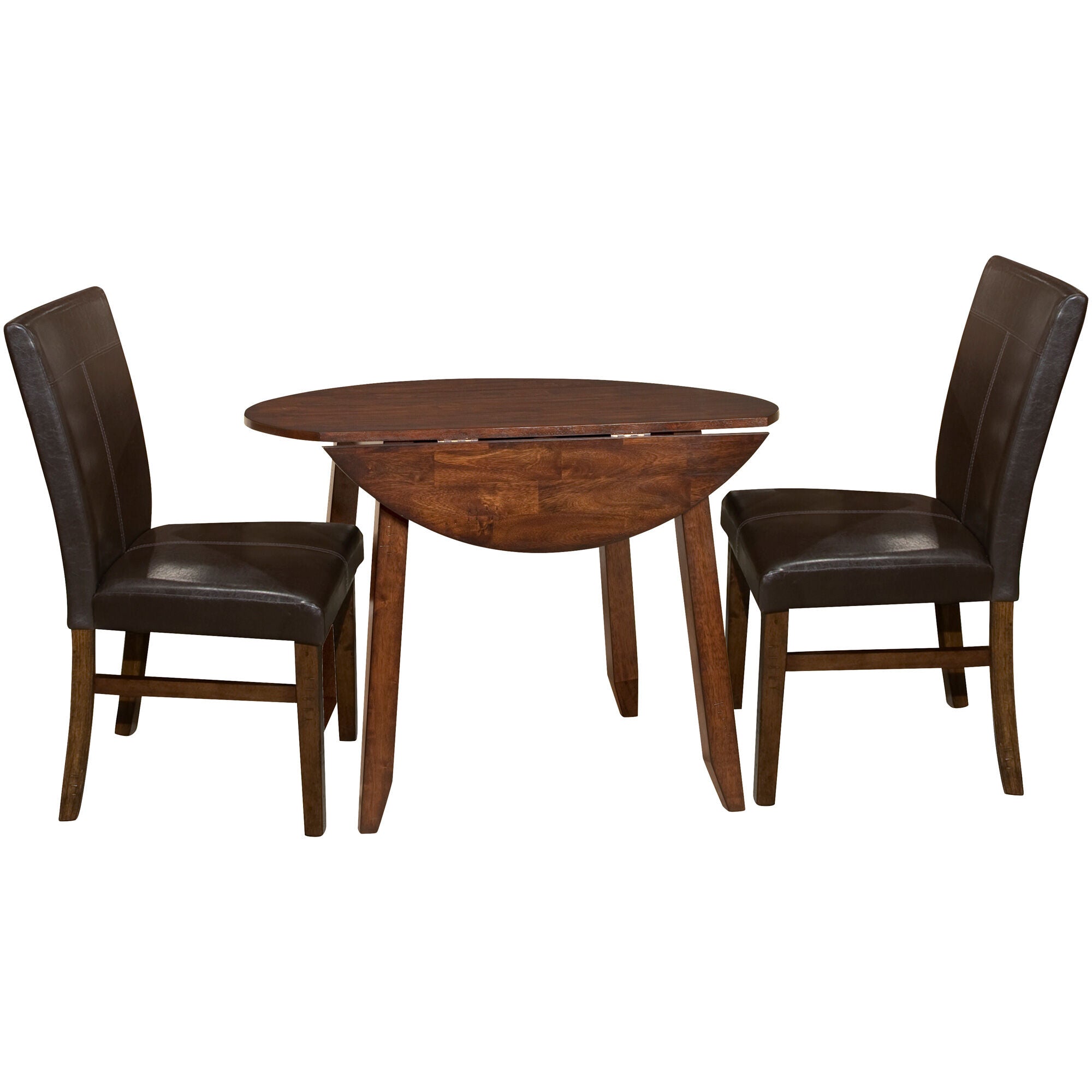 Kona 3 Piece Parson Drop Leaf Dining Set