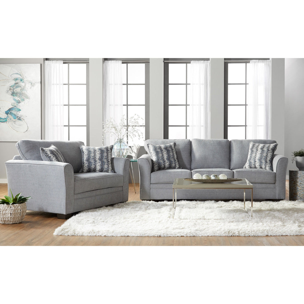 A room setting featuring Bolster Mist Queen Sleeper