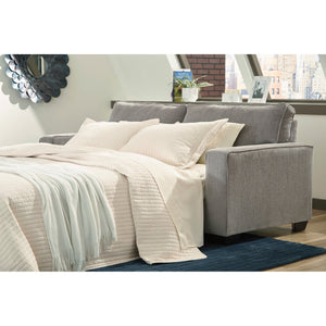 A room setting featuring Riles Alloy Queen Sofa Sleeper