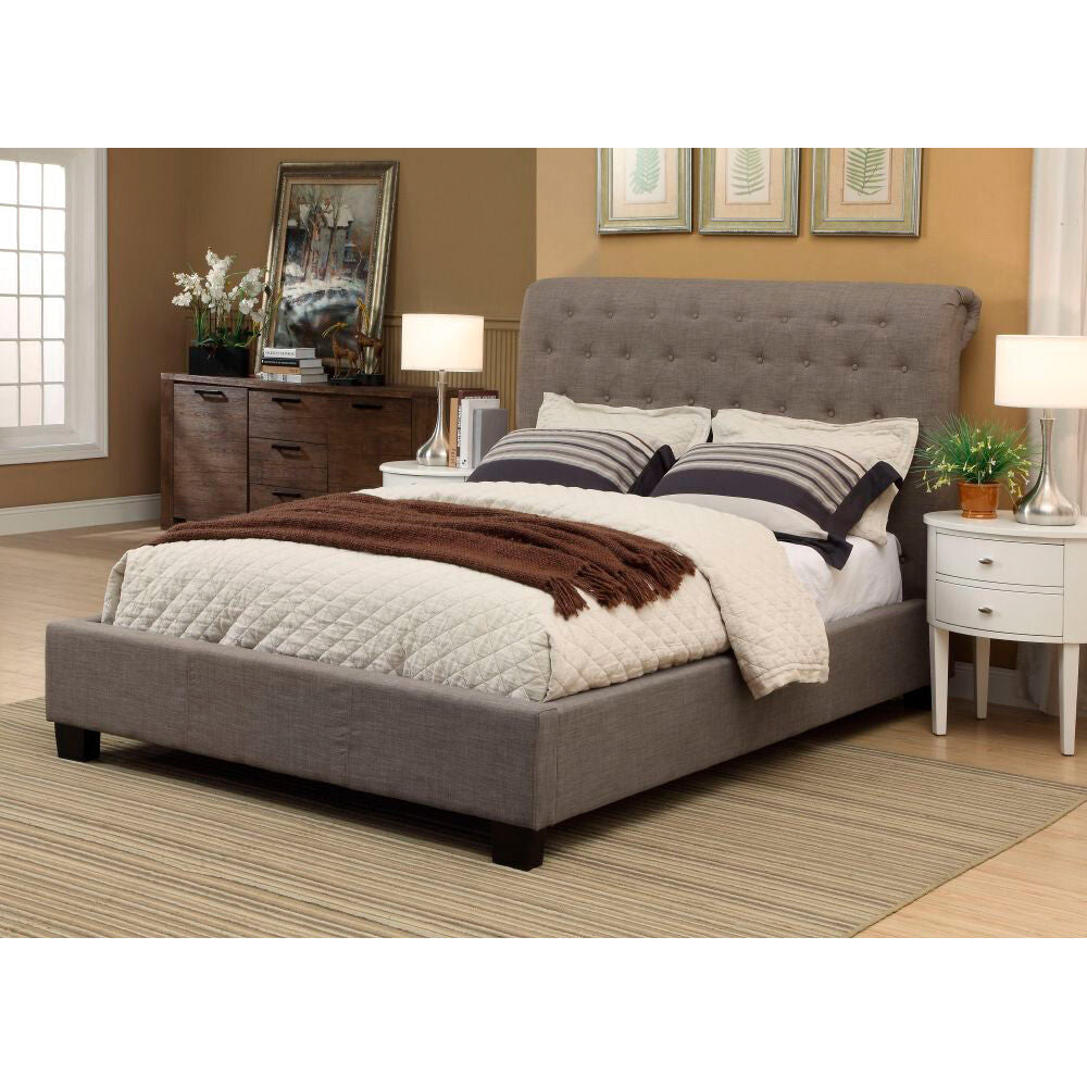 Modus Furniture 3ZH3D711 Royal Tufted Platform Storage Bed King