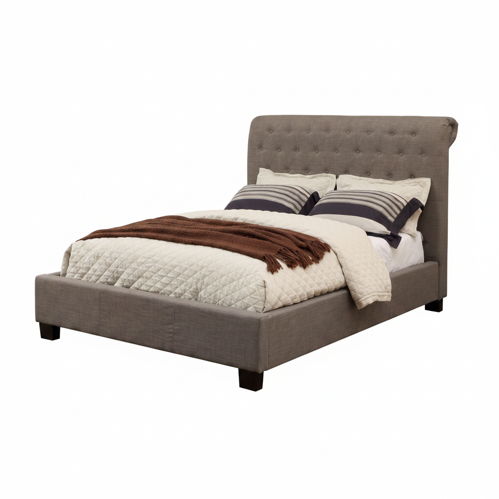 Royal Gray Queen Storage Bed QK1024864