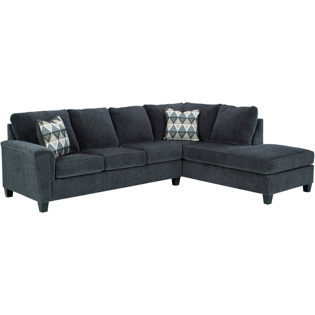 Abinger Smoke Right Chaise Sleeper Sectional QK1025549