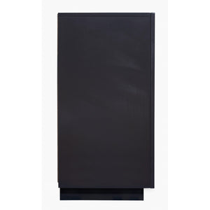 Side view of Sunset Seal 67 Inch Fireplace Console