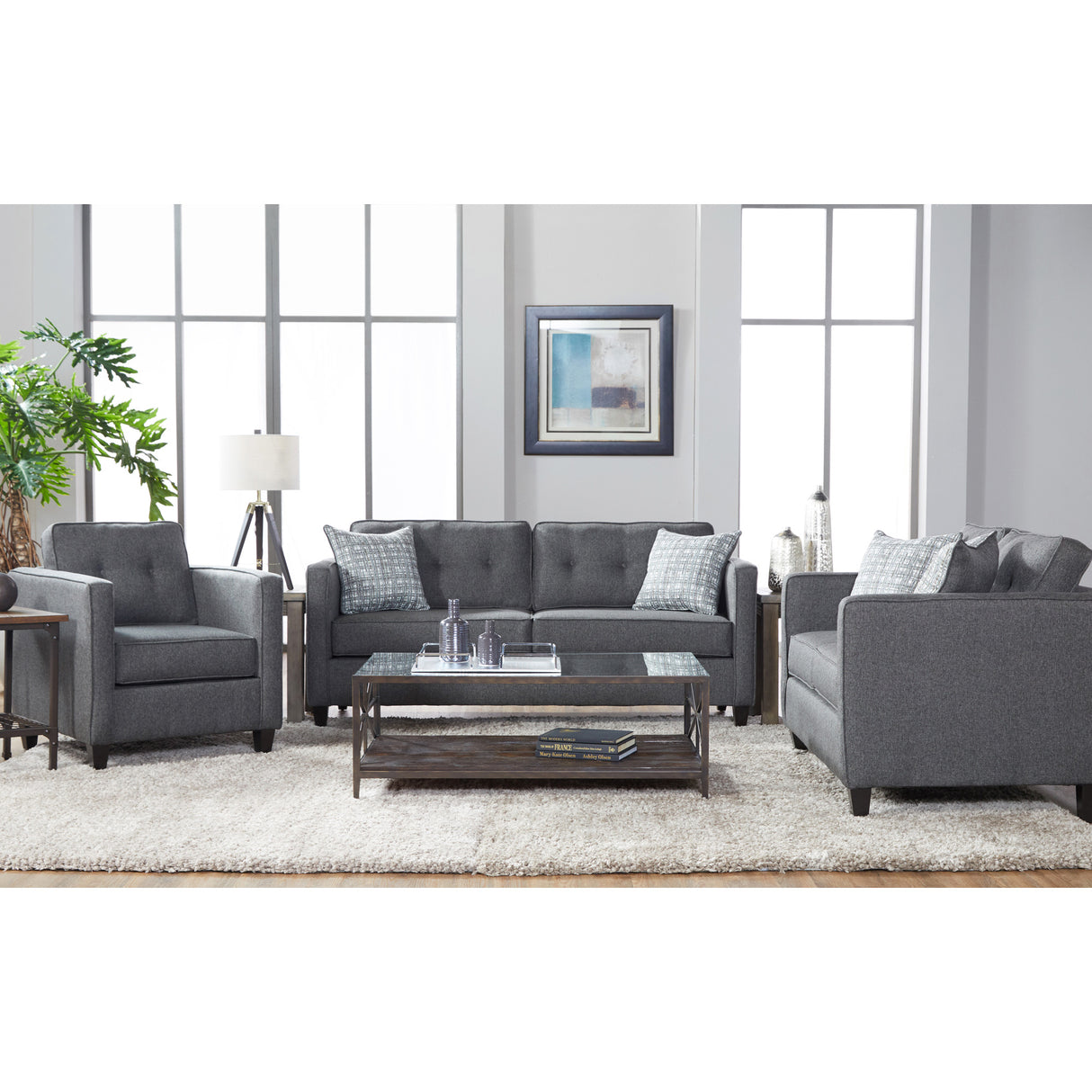 A room setting featuring Palo Carob Sofa