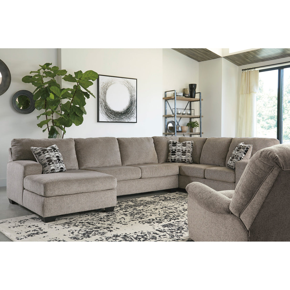 Ballinasloe 3 Piece Left Chaise Sectional