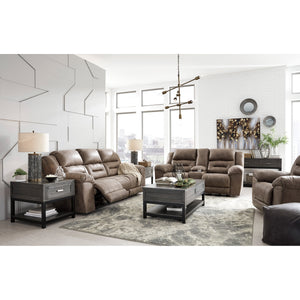 Stoneland Reclining Console Loveseat