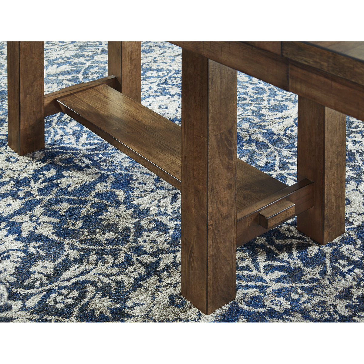 Detail view of Moriville Nutmeg Dining Table