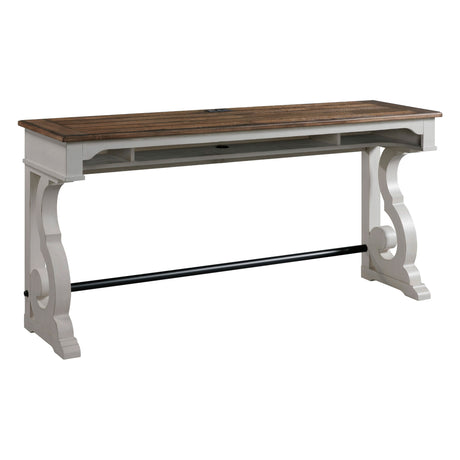 Drake Rustic White Bar Table with 3 Stools QK1031093