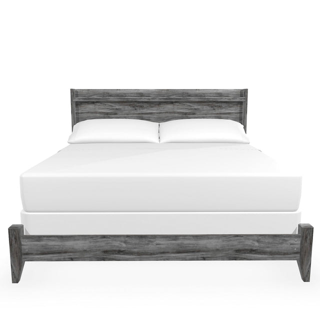 Baystorm Gray King Panel Bed QK1037977