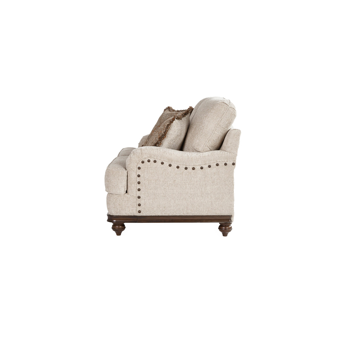 Side view of Cycle Hay Loveseat