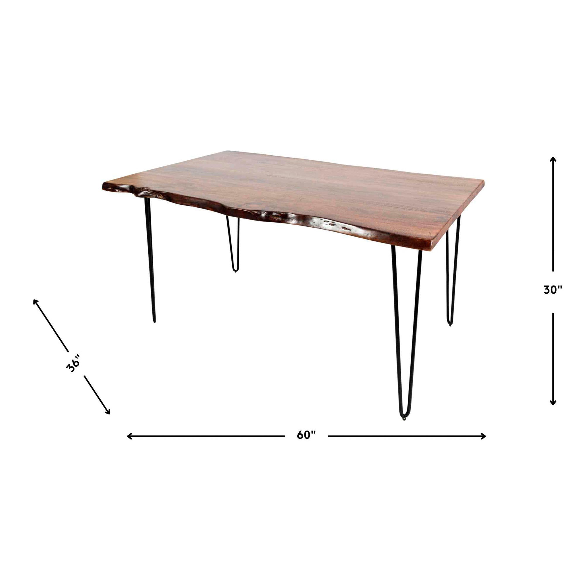 Natures Edge 60 Inch Dining Table – Slumberland