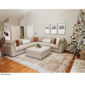 Room setting 8 featuring Floza Cremini 5 Piece Sectional