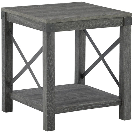 Freedan Grayish Brown End Table QK1045453