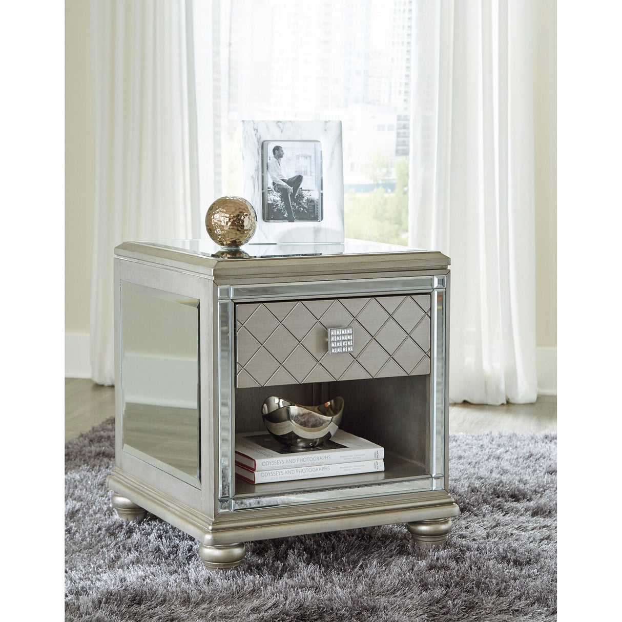 Chevanna Drawer End Table