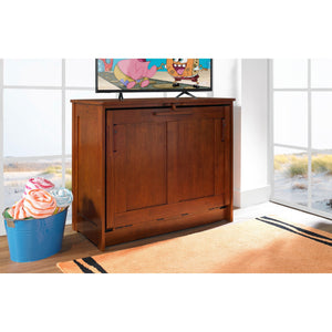 Orion Cherry Twin Cabinet Bed QK1045805