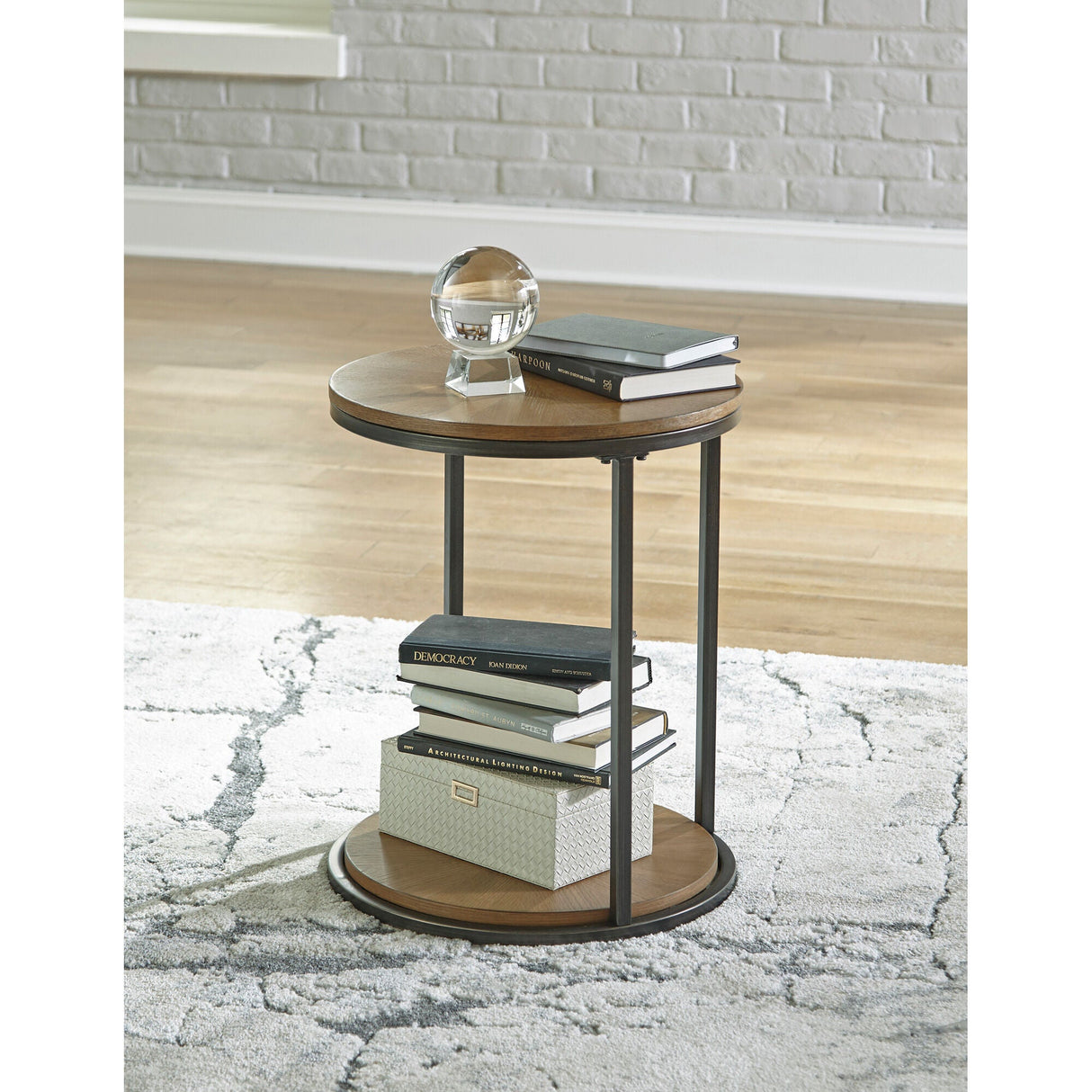 Fridley Round End Table