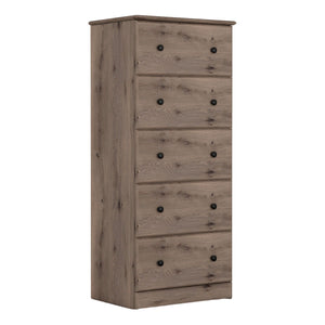 Essentials 23 Inch 5 Drawer Chest
