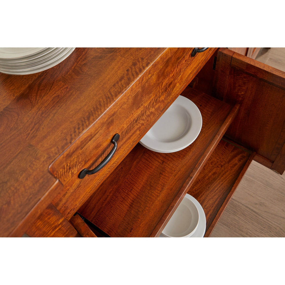 Detail view 3 of Whistler Retreat Dark Walnut Buffet
