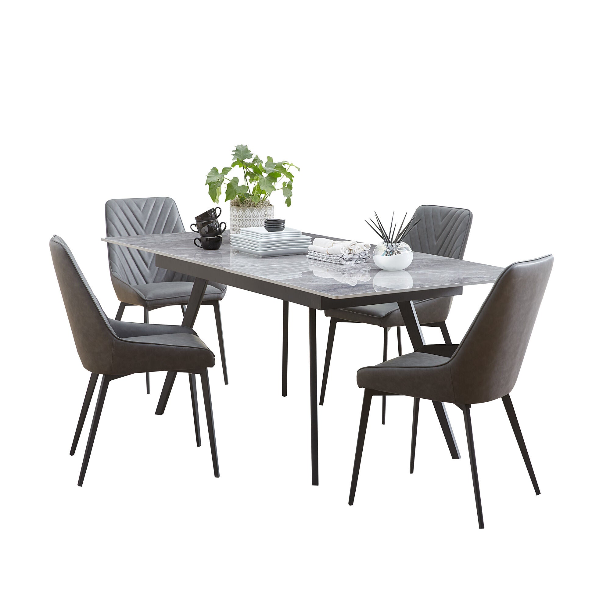 Lucia 5 Piece Dining Set