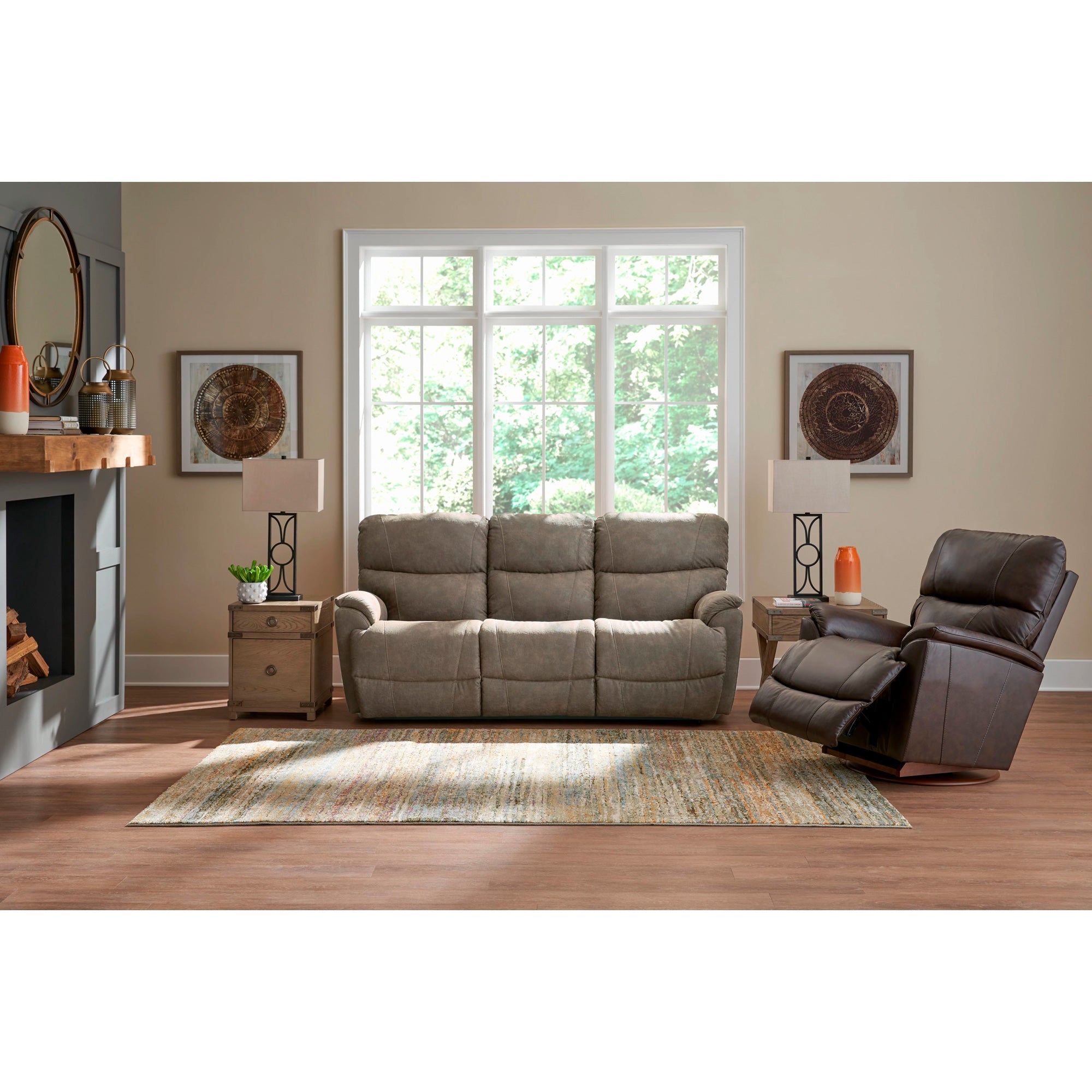 TRiNiDAD　LAZY　ハード Trouper Tri-Power Reclining Sofa – Slumberland
