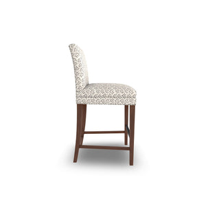 Odellum Mudcloth Linen Counter Stool - QK1066076_BEST_SID_OL