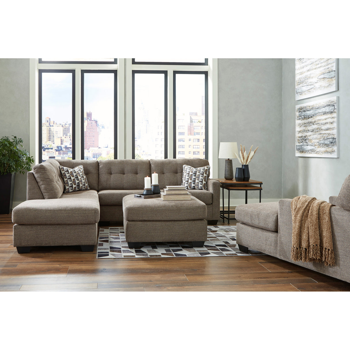 Mahoney Left Chaise Sectional - QK1066127_ASHL_LF2_RM
