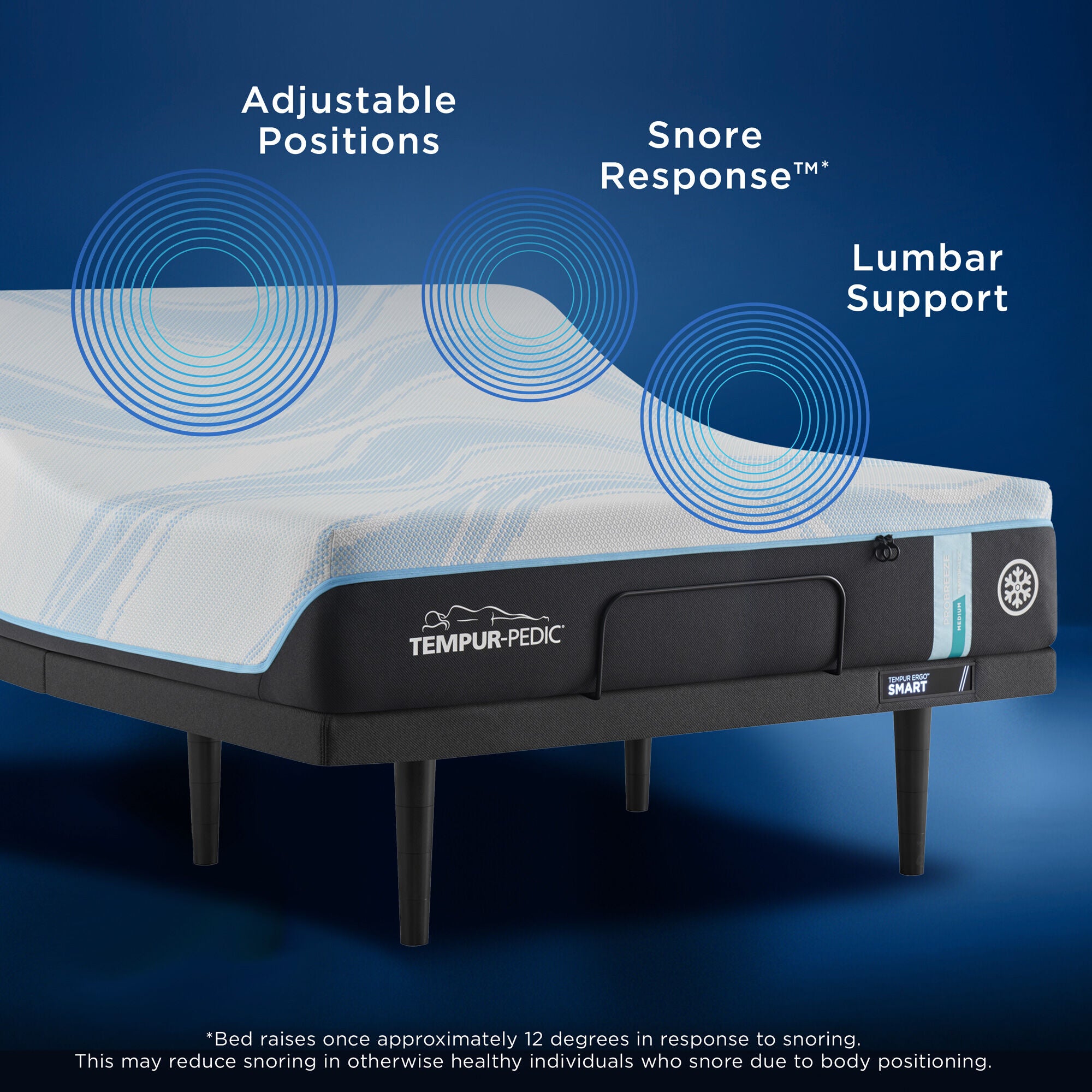 【まさちん】TEMPUR ERGO SMART ダブルベッド140×200 Tempur-Pedic Ergo Smart Base – Slumberland