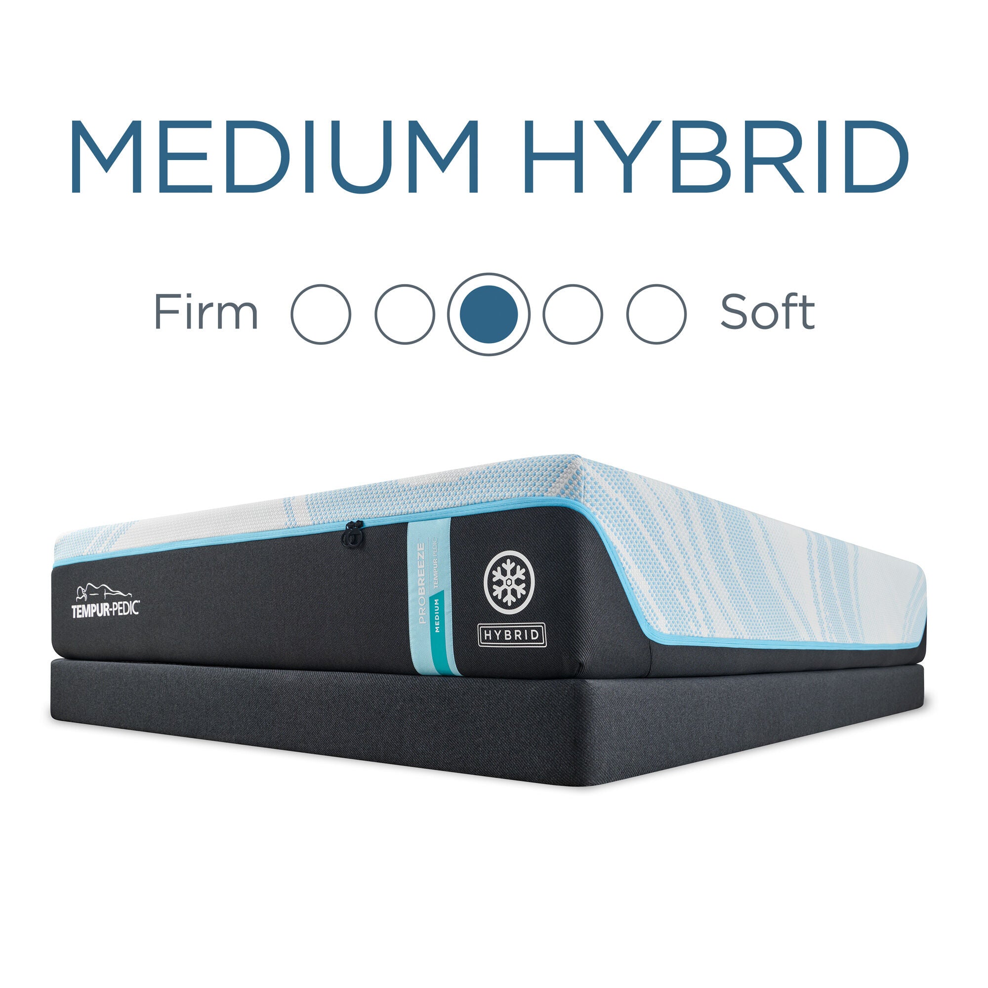 Tempur-Pedic TEMPUR-PRObreeze 2 Medium Hybrid Mattress – Slumberland