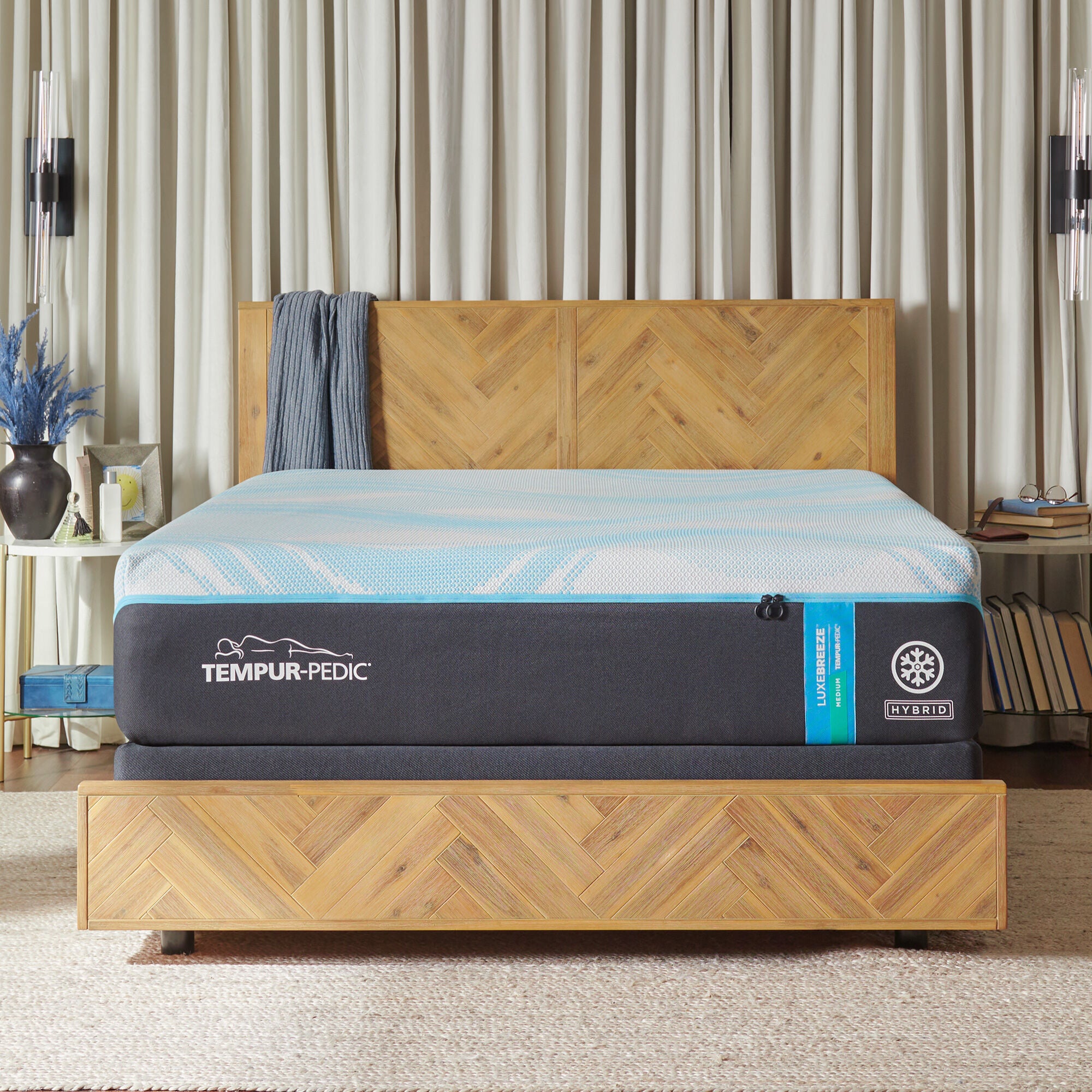 Tempur-Pedic TEMPUR-Luxe Breeze 2 Medium Hybrid Mattress – Slumberland