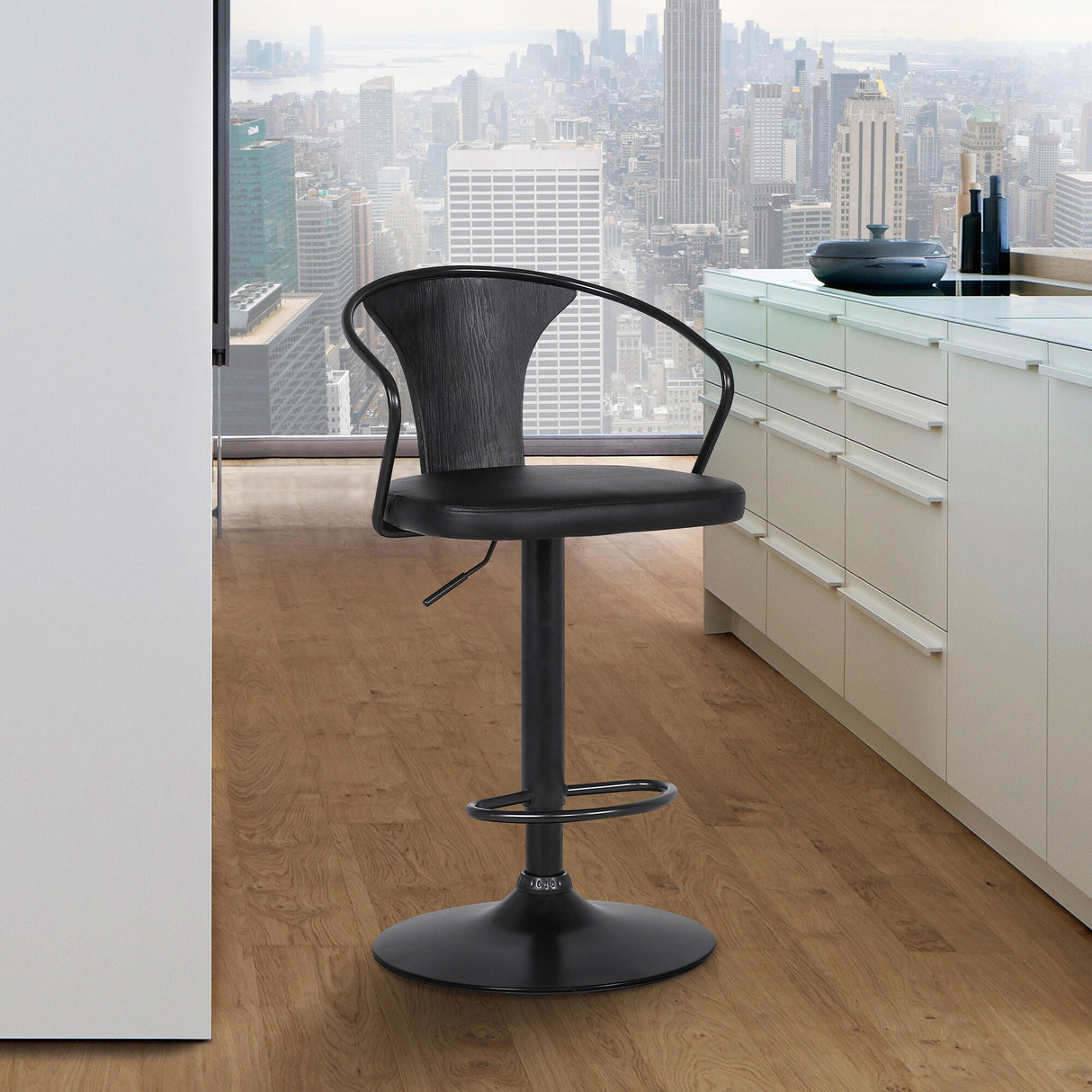 Eagle Adjustable Height Swivel Bar Stool